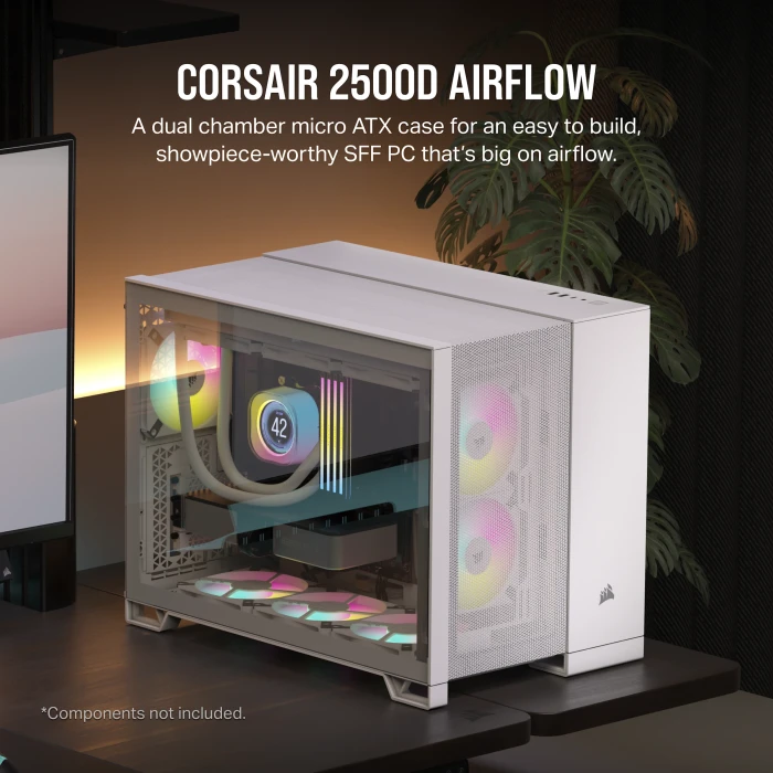 CORSAIR 2500D AIRFLOW White