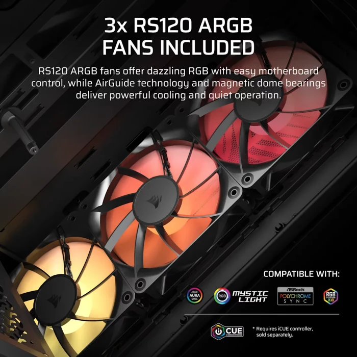 Corsair 3200D RS ARGB - Black