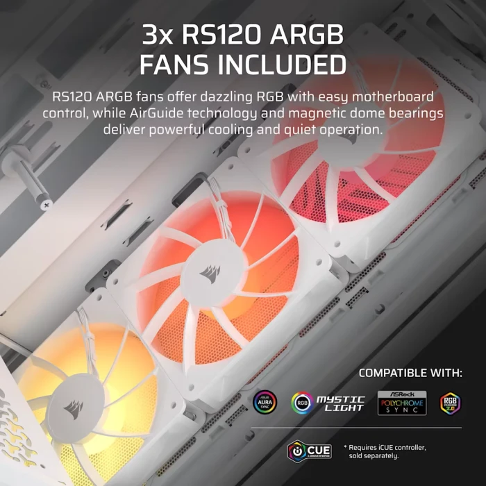 Corsair 3200D RS ARGB - White
