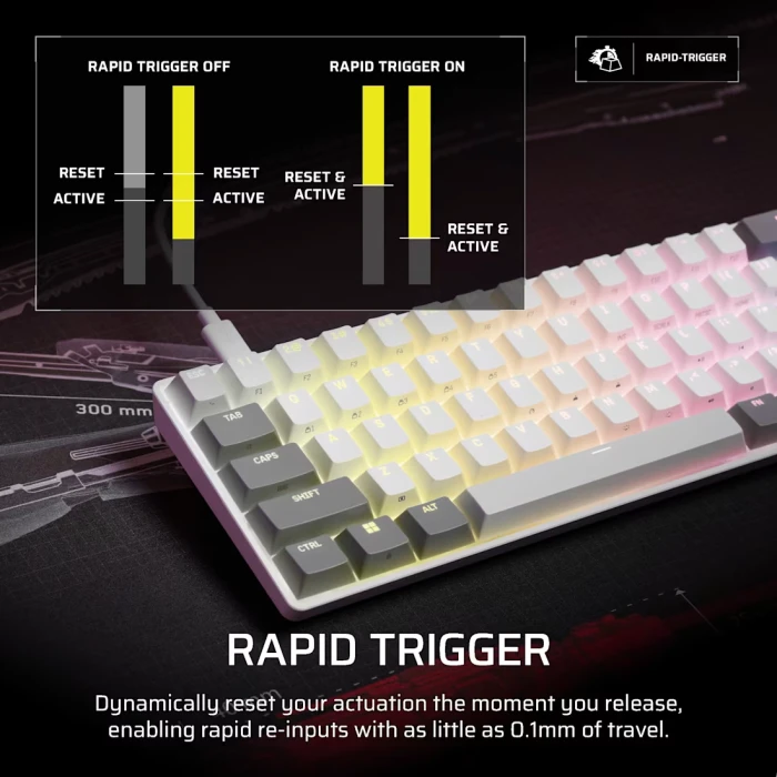 CORSAIR CLIPPER PRO MINI 60 - White