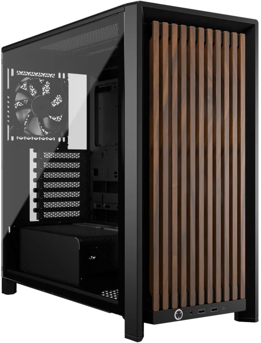 Corsair FRAME 4000D Wood RS - Black