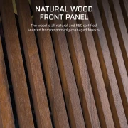 Corsair FRAME 4000D Wood RS - Black