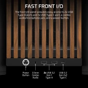 Corsair FRAME 4000D Wood RS - Black