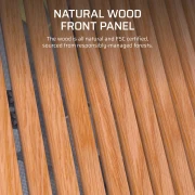 Corsair FRAME 4000D Wood RS - White