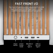 Corsair FRAME 4000D Wood RS - White