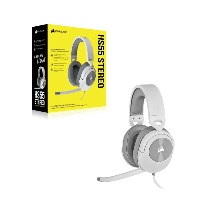Corsair HS55 Stereo White
