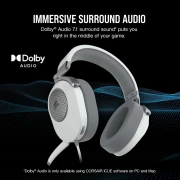 Corsair HS65 SURROUND Wired White