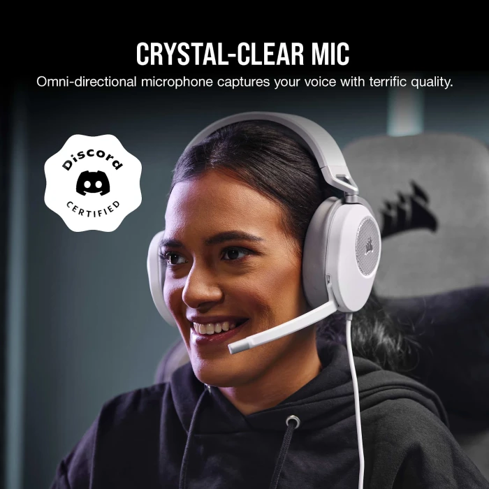 Corsair HS65 SURROUND Wired White