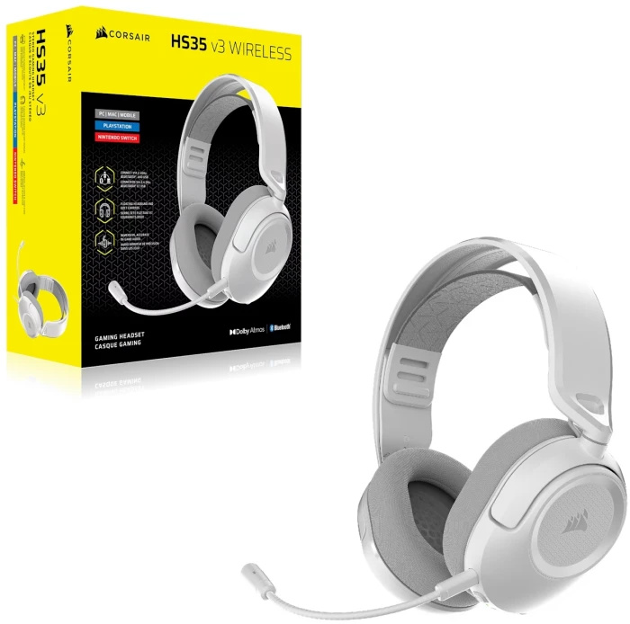 CORSAIR HS35 v3 Wireless - White