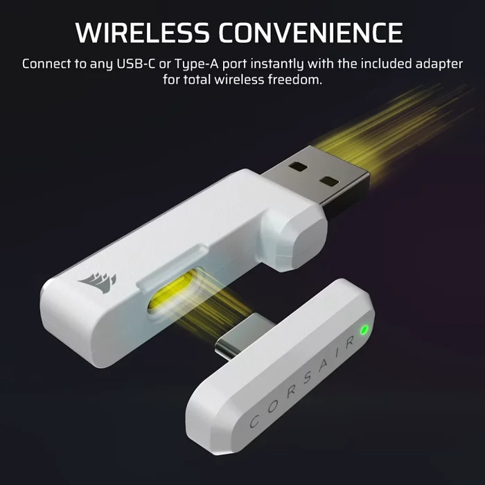 CORSAIR HS35 v3 Wireless - White
