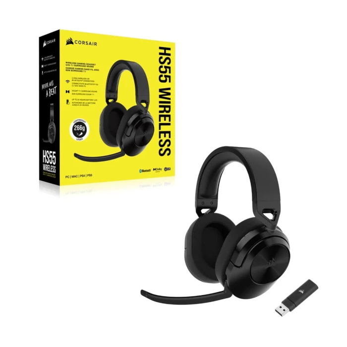 CORSAIR HS55 WIRELESS - Carbon