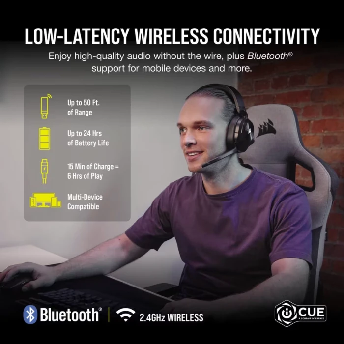 CORSAIR HS55 WIRELESS - Carbon