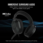 CORSAIR HS65 SURROUND Wired - Carbon