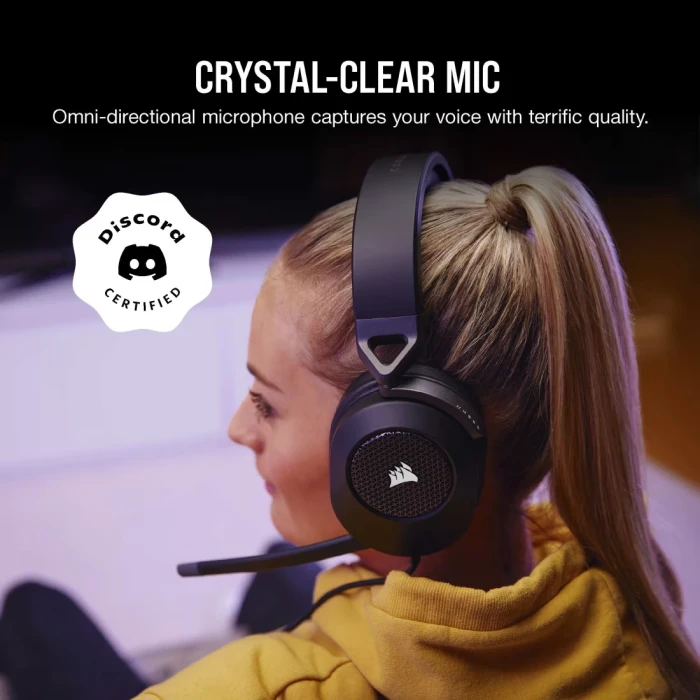 CORSAIR HS65 SURROUND Wired - Carbon