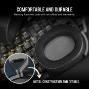 CORSAIR HS65 SURROUND Wired - Carbon