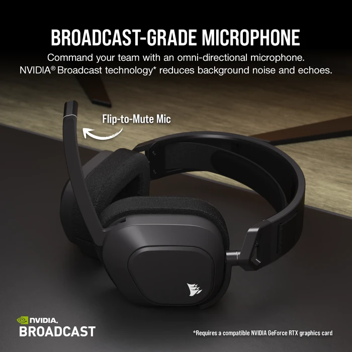 Corsair HS80 MAX WIRELESS Steel Gray