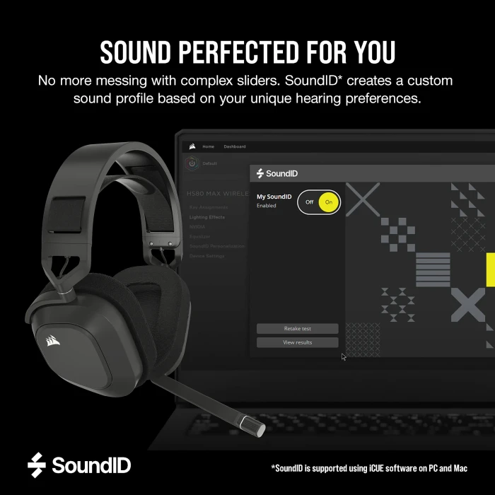 Corsair HS80 MAX WIRELESS Steel Gray
