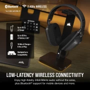 Corsair HS80 MAX WIRELESS Steel Gray