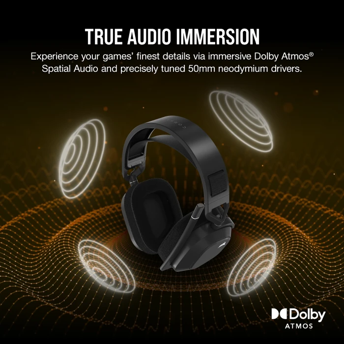 Corsair HS80 MAX WIRELESS Steel Gray