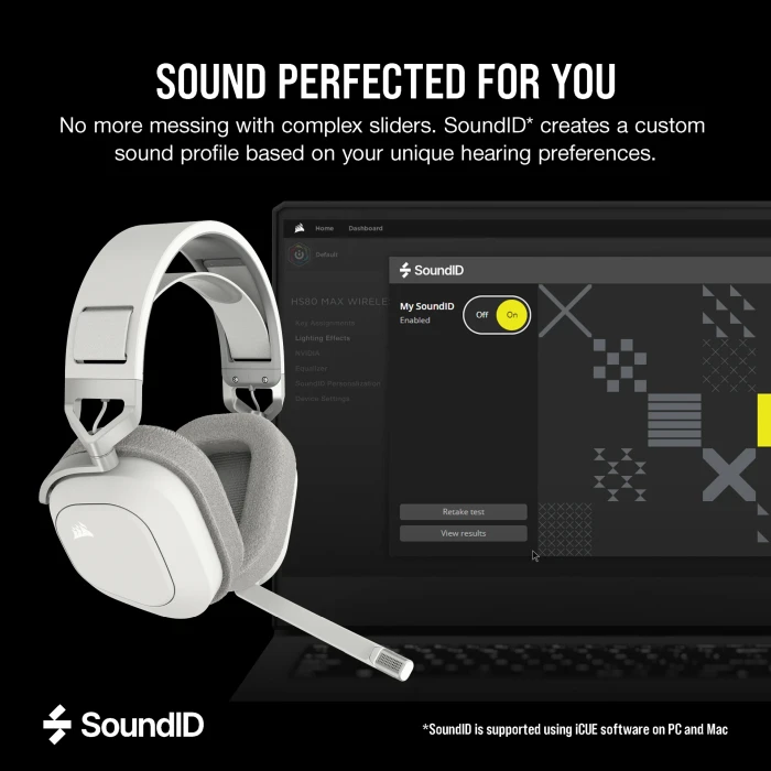 Corsair HS80 MAX Wireless White