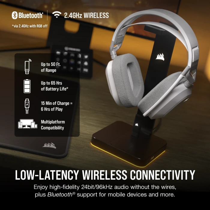 Corsair HS80 MAX Wireless White