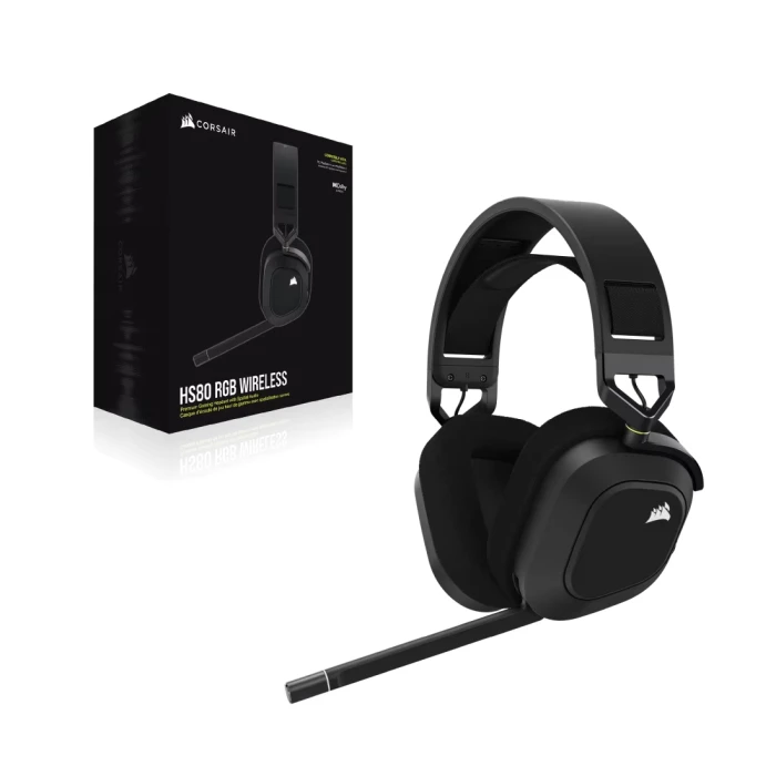 CORSAIR HS80 RGB WIRELESS - Carbon