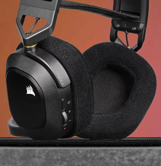 CORSAIR HS80 RGB WIRELESS - Carbon