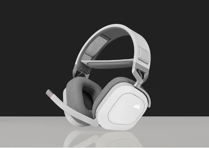 CORSAIR HS80 RGB WIRELESS - White