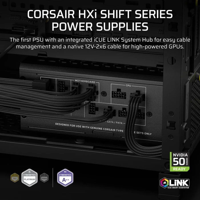 CORSAIR HX1200i SHIFT Platinum - 1200W