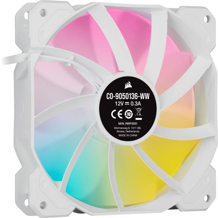 Corsair iCUE SP120 RGB ELITE White 3in1