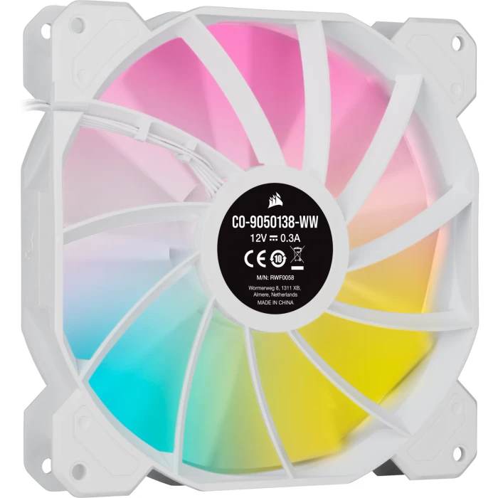 Corsair iCUE SP140 RGB ELITE White 2in1