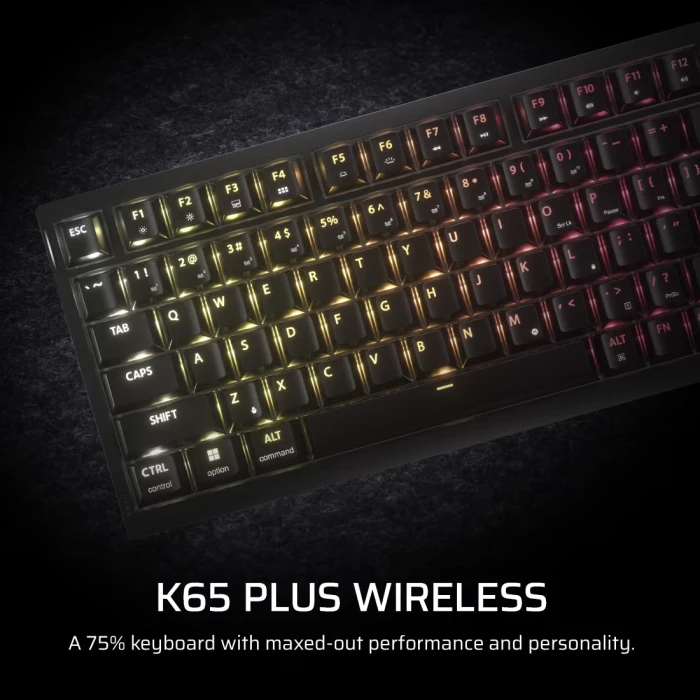 CORSAIR K65 PLUS WIRELESS - TACTILE