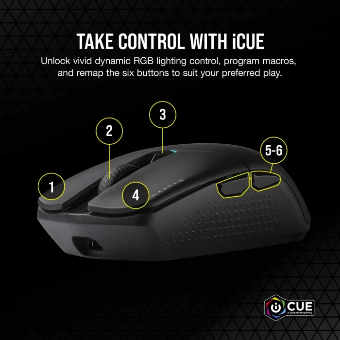 CORSAIR KATAR Elite Wireless Black