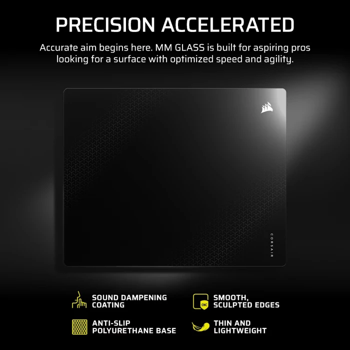 CORSAIR MM Glass Large Precision