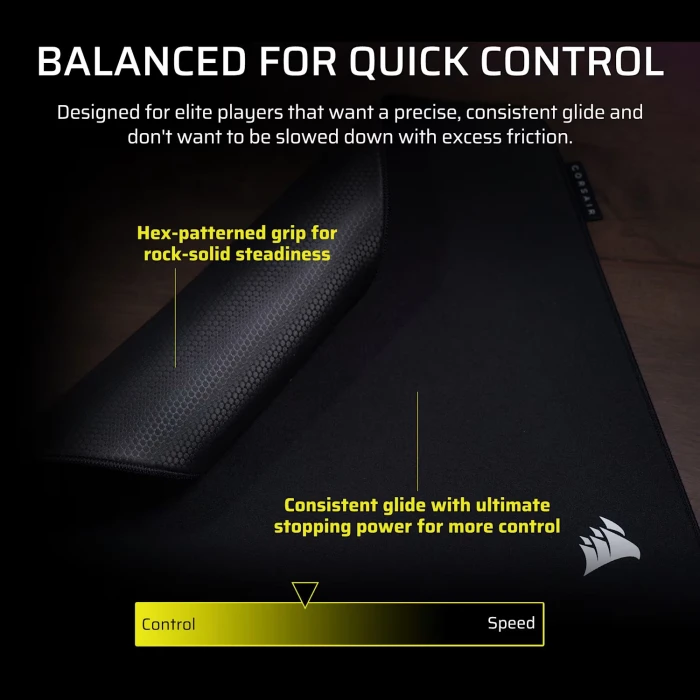CORSAIR MM PRO Control Large - Black