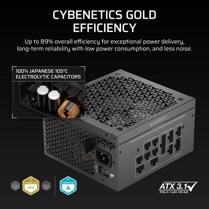 CORSAIR RM1000x SHIFT Gold - 1000W