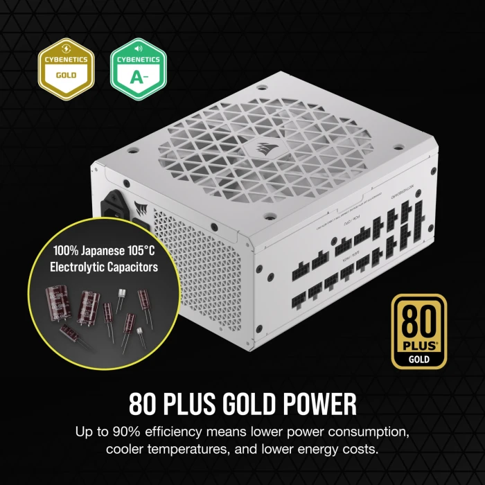 Corsair RM1200x SHIFT White Gold 1200W
