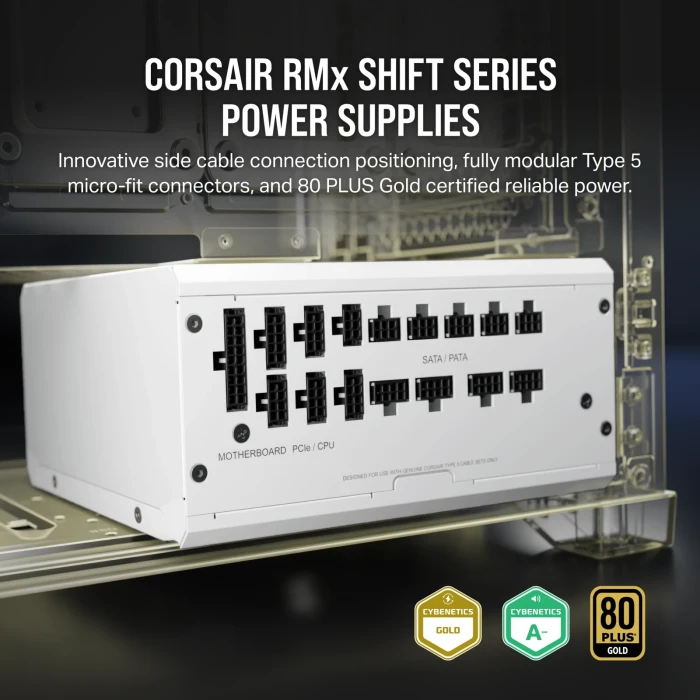 Corsair RM1200x SHIFT White Gold 1200W