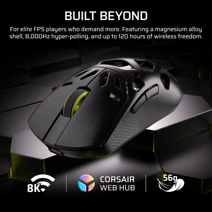 CORSAIR SABRE v2 PRO MAGNESIUM Black