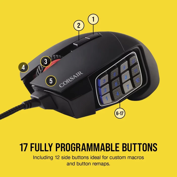 Corsair SCIMITAR RGB ELITE MOBA/MMO