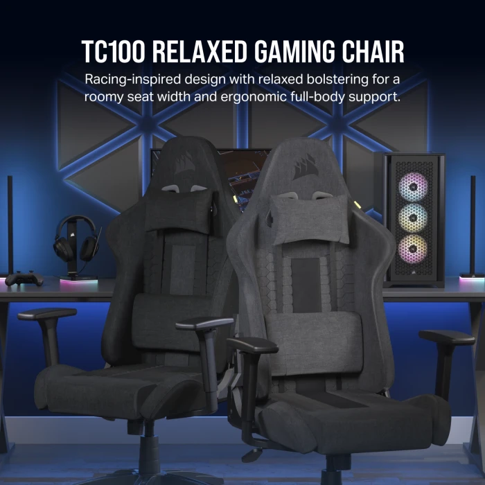 CORSAIR TC100 RELAXED Fabric Black