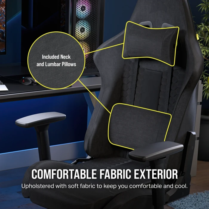 CORSAIR TC100 RELAXED Fabric Grey