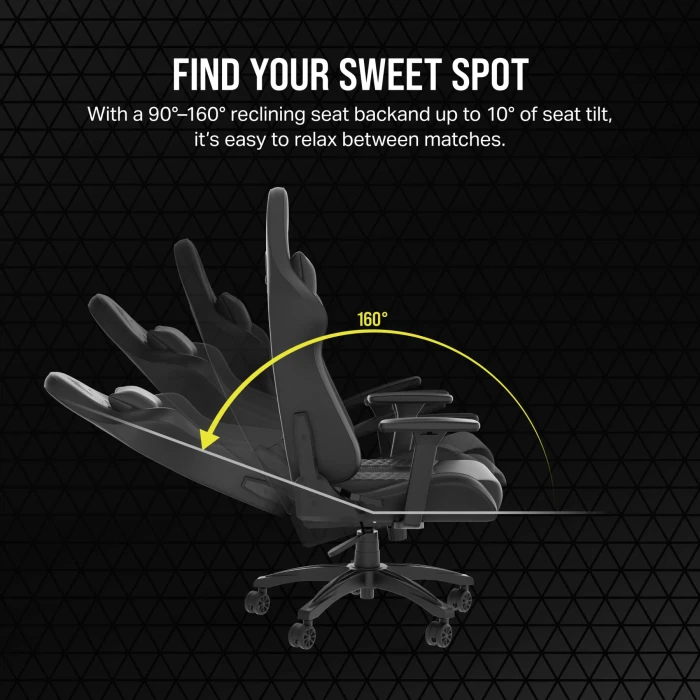 CORSAIR TC100 RELAXED Leatherette Black