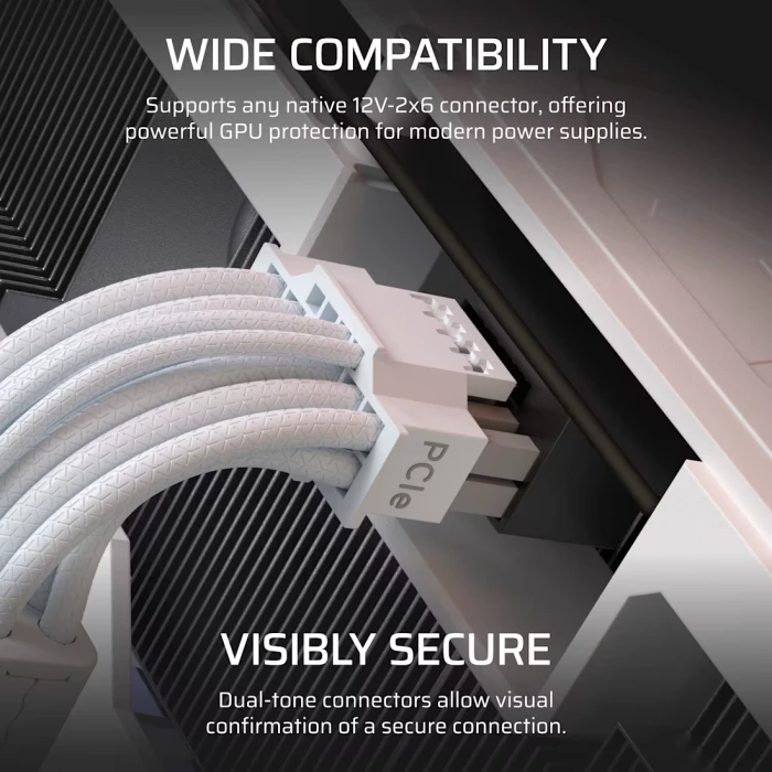 CORSAIR ThermalProtect PCIe 5.1 600W 12V-2x6 - White