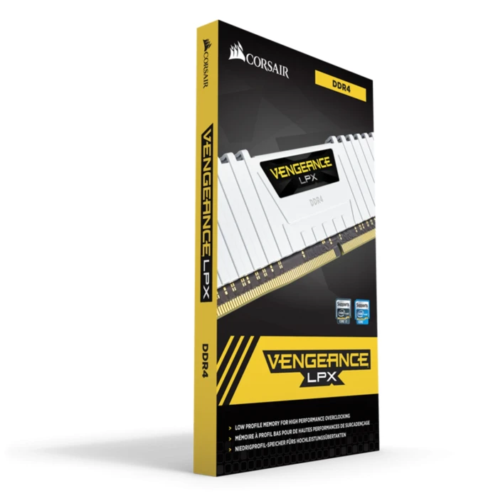 16GB (2x8) DDR4-3200 CL16 CORSAIR VENGEANCE LPX White
