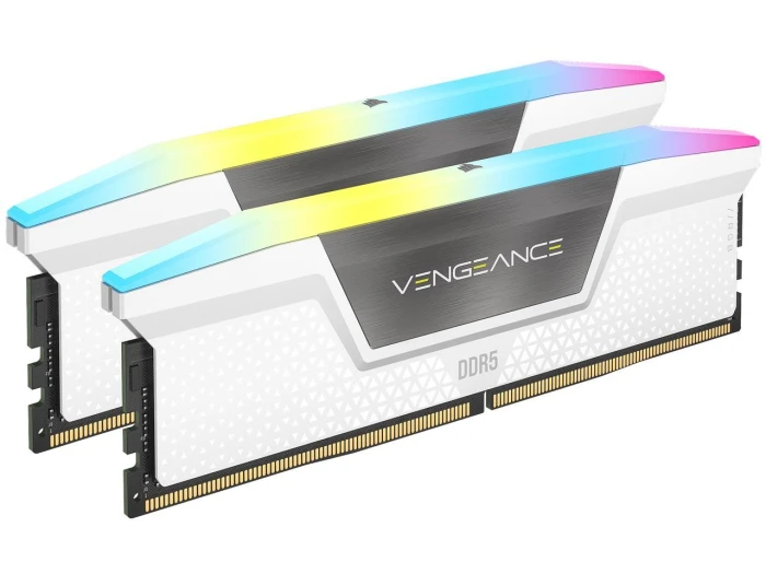 Corsair VENGEANCE RGB White 32GB (2x16GB) DDR5 5600MHz CL40