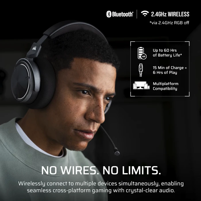 CORSAIR VIRTUOSO MAX WIRELESS Carbon