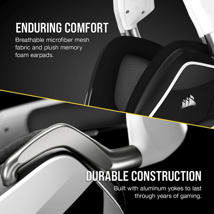 Corsair VOID RGB ELITE Wireless White