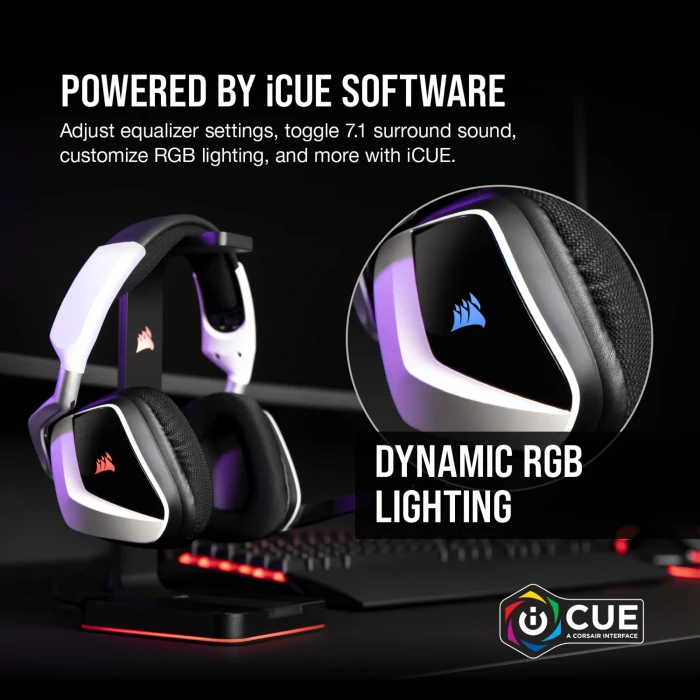 Corsair VOID RGB ELITE Wireless White