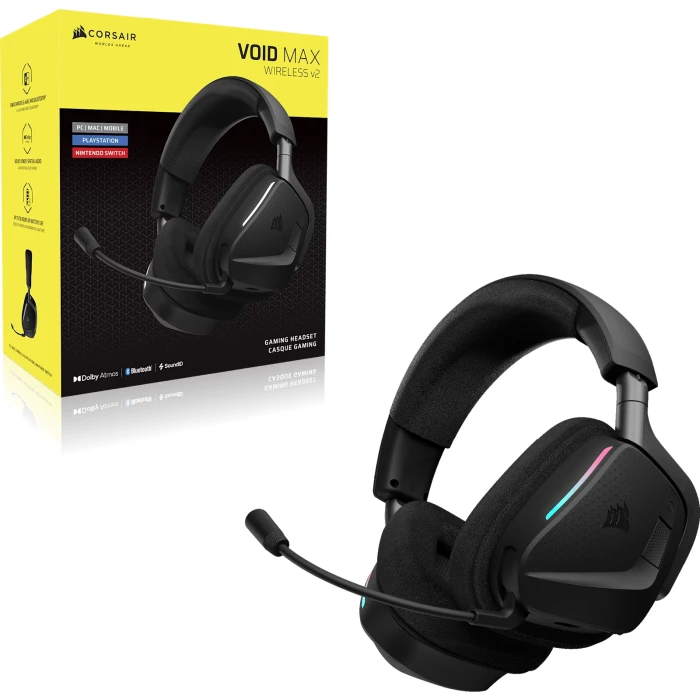 CORSAIR VOID v2 MAX WIRELESS - Carbon